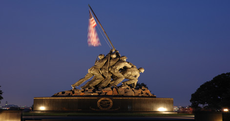 Marine corps memorial, Virginia